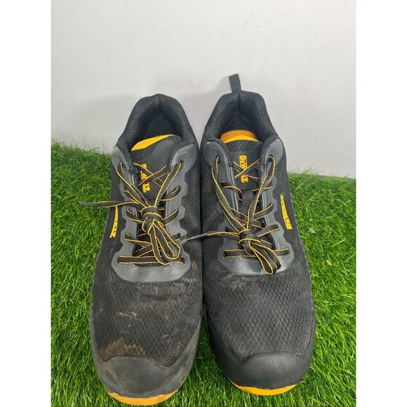 DeWalt Safety Work Shoes Steel Toe ASTM F2413-18 Men’s Size 12 Black Yellow main image 6